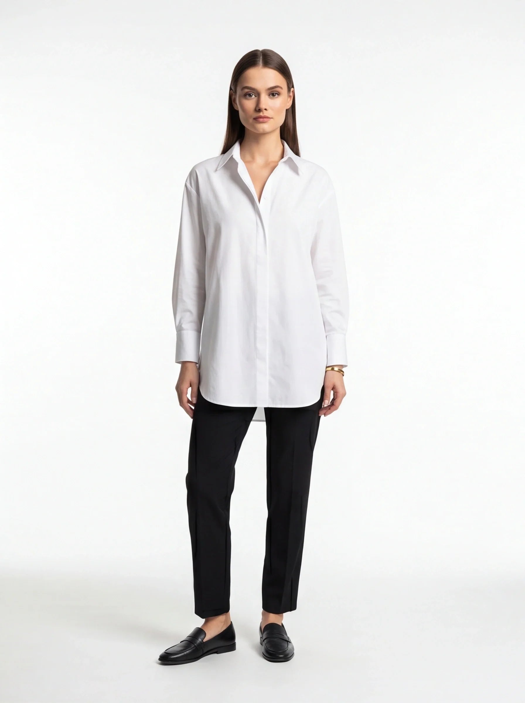 Relaxed Classic Cotton Shirt - Breathable Fabric & Timeless Fit