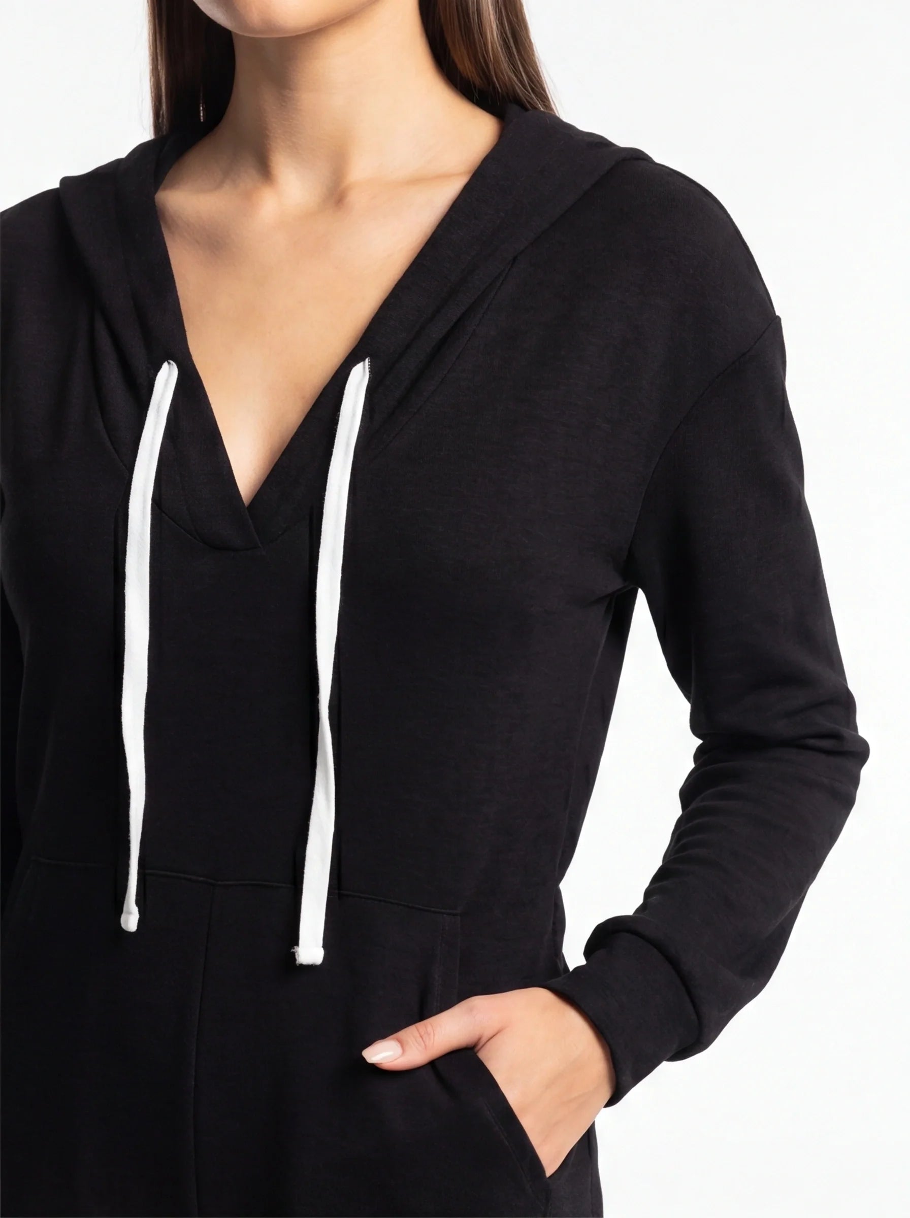 Trendy Hooded Cuffed Jumpsuit for Women | Soft Fabric & Adjustable Wai