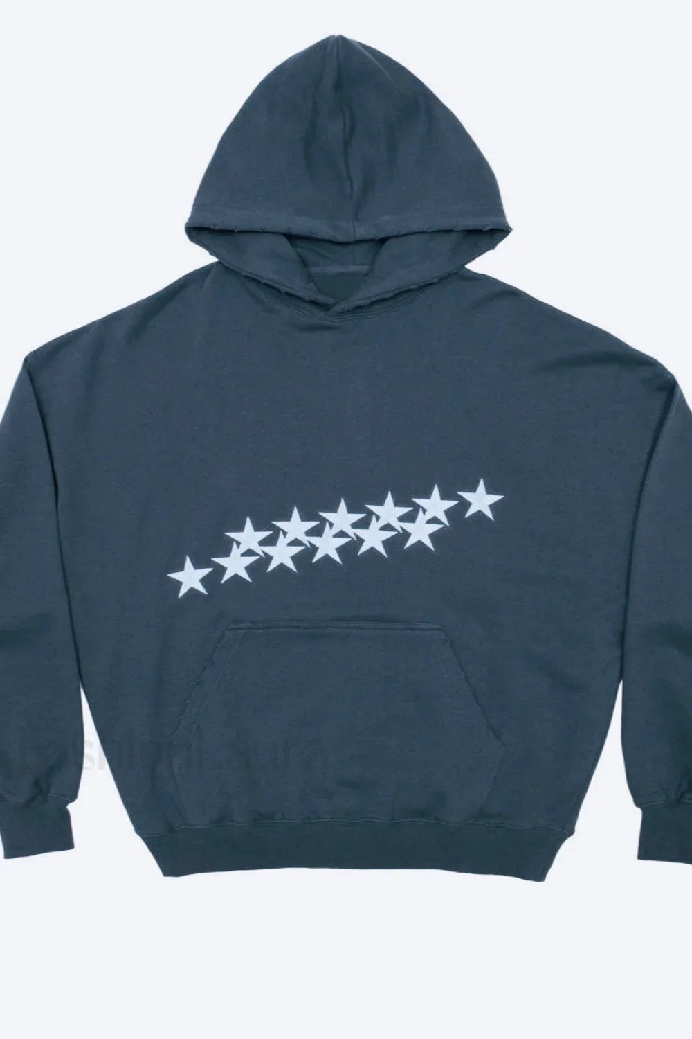 Unisex Star Print Hooded Hoodie