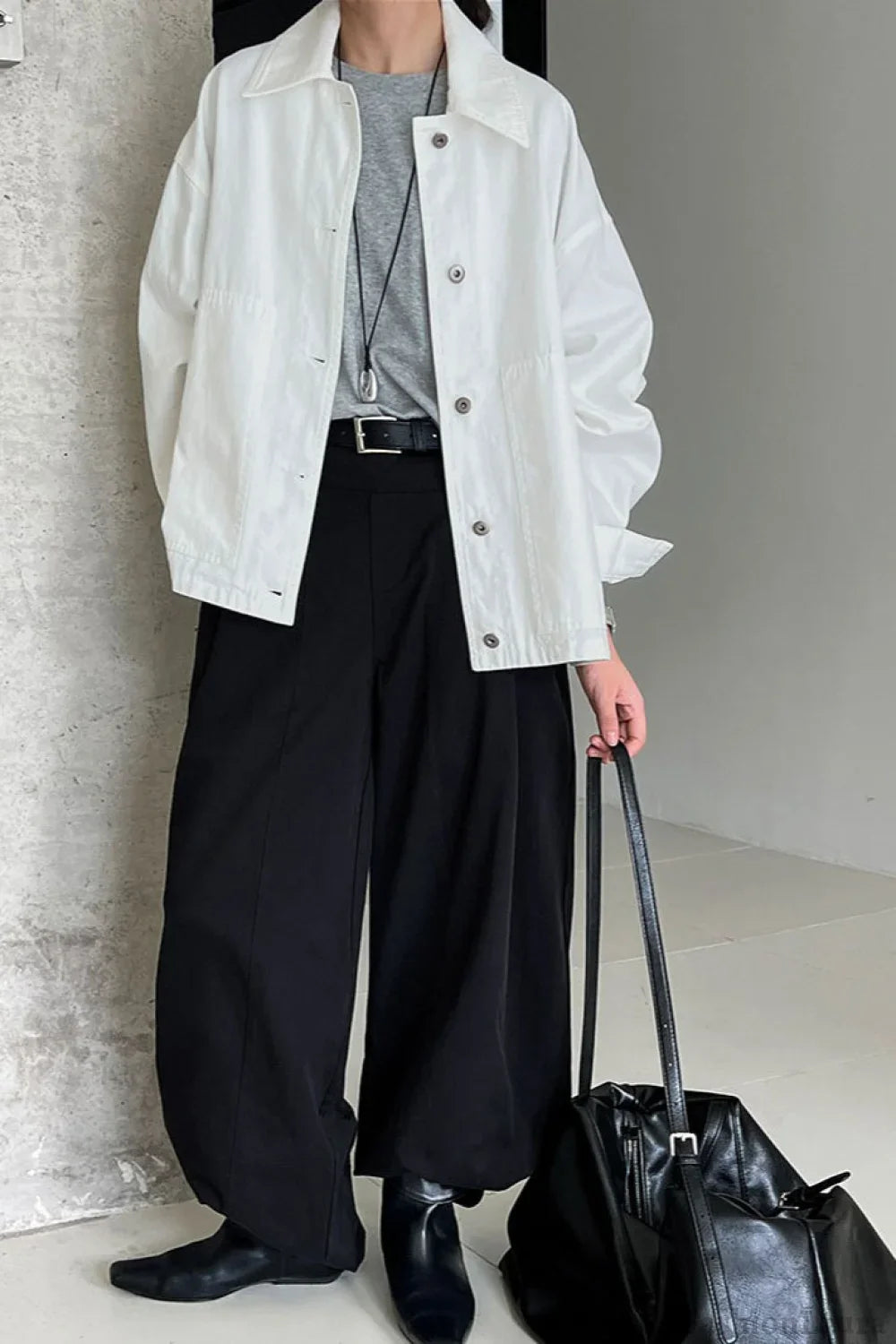 Utility Lapel Fleece Jacket