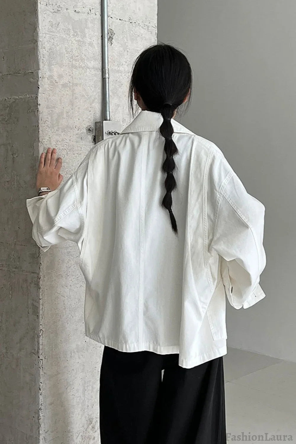 Utility Lapel Fleece Jacket