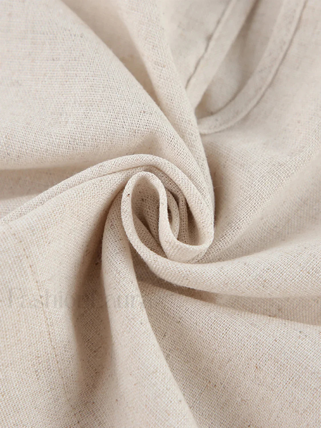 Utility Linen Two Piece Modern Wide Leg Pants Set