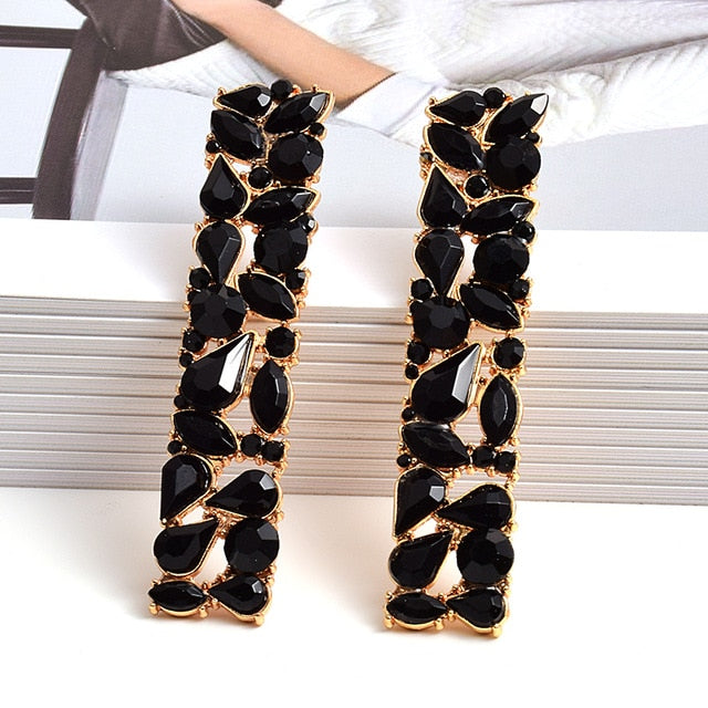 Paradise Rhinestone Stud Earrings