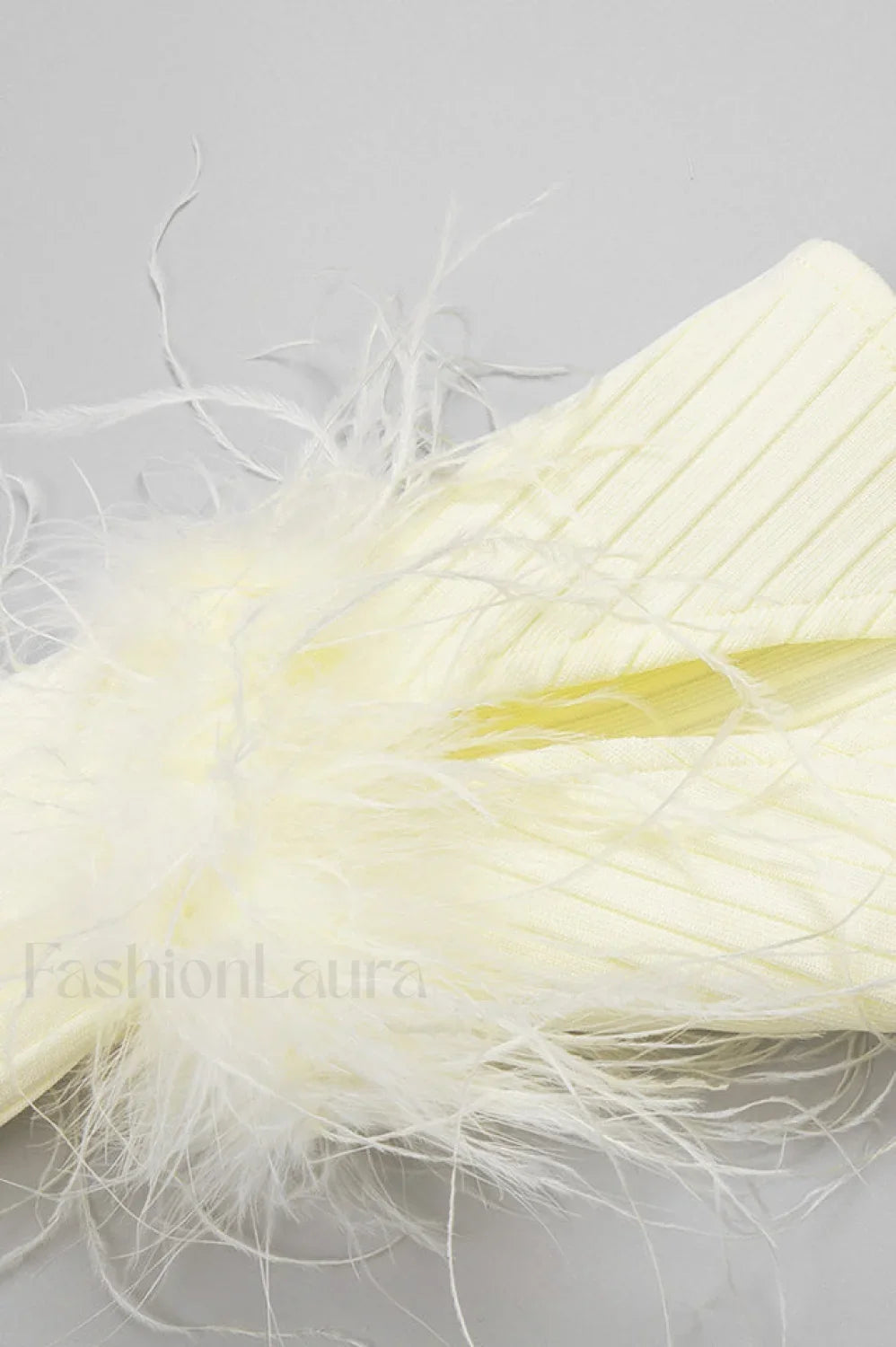 Vallance Feather Stylish Trim Maxi Dress