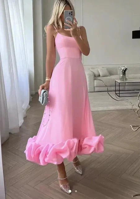 Xochitl Elegant Maxi Dress with Ruffles for Women Versatile Daily Pick