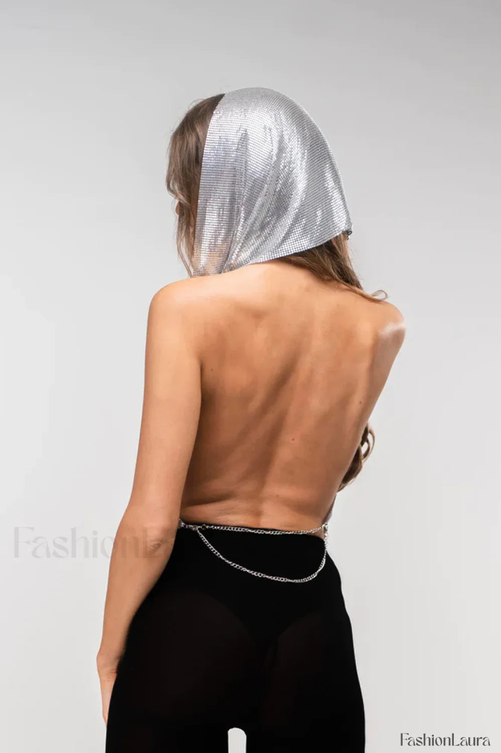 Venus Hoodie Stylish Metallic Top