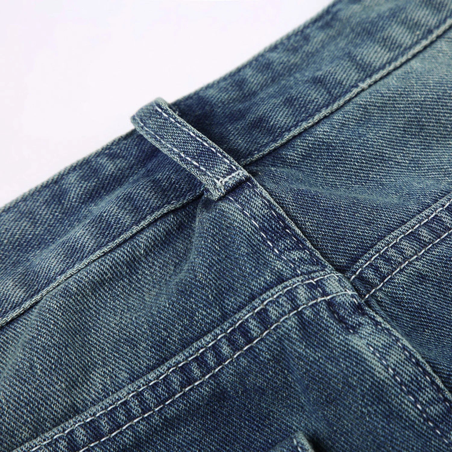 Vintage Blue Graceful Wash Boyfriend Jeans