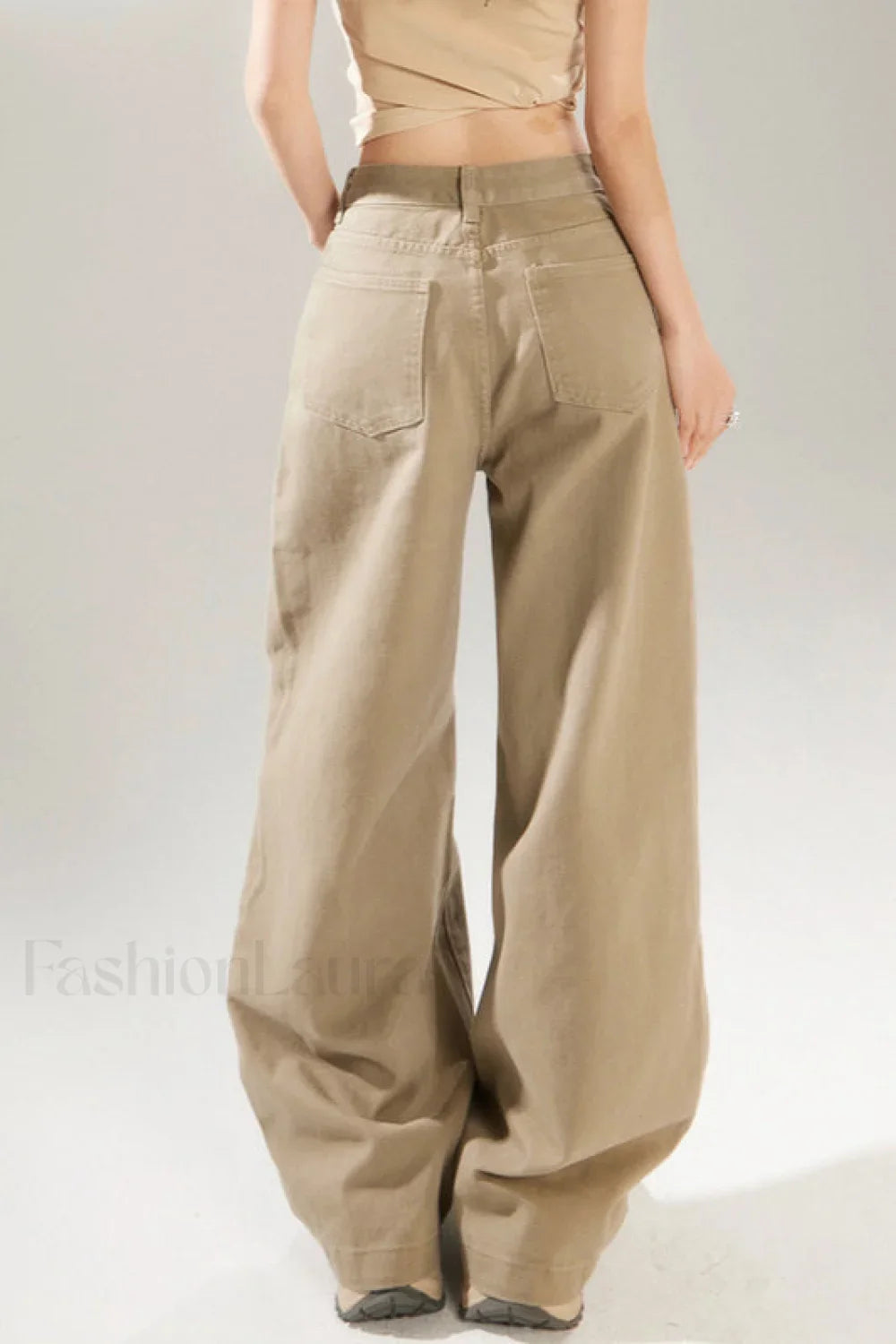 Vintage High Rise Wide Leg Long Jeans