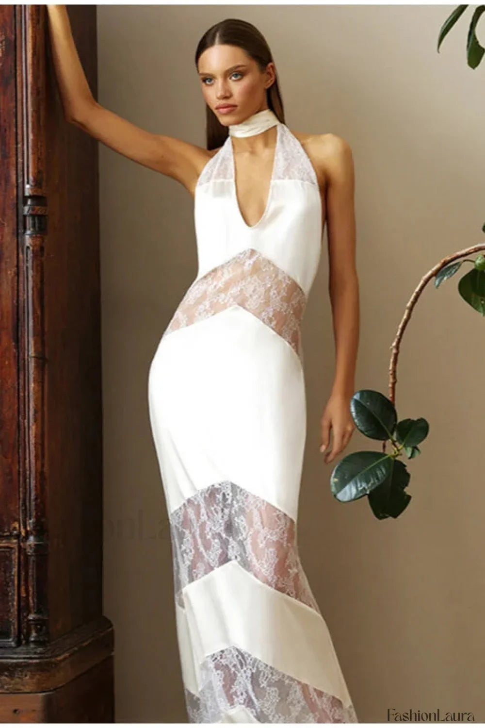 Vintage Lace Long Evening Boho Dress