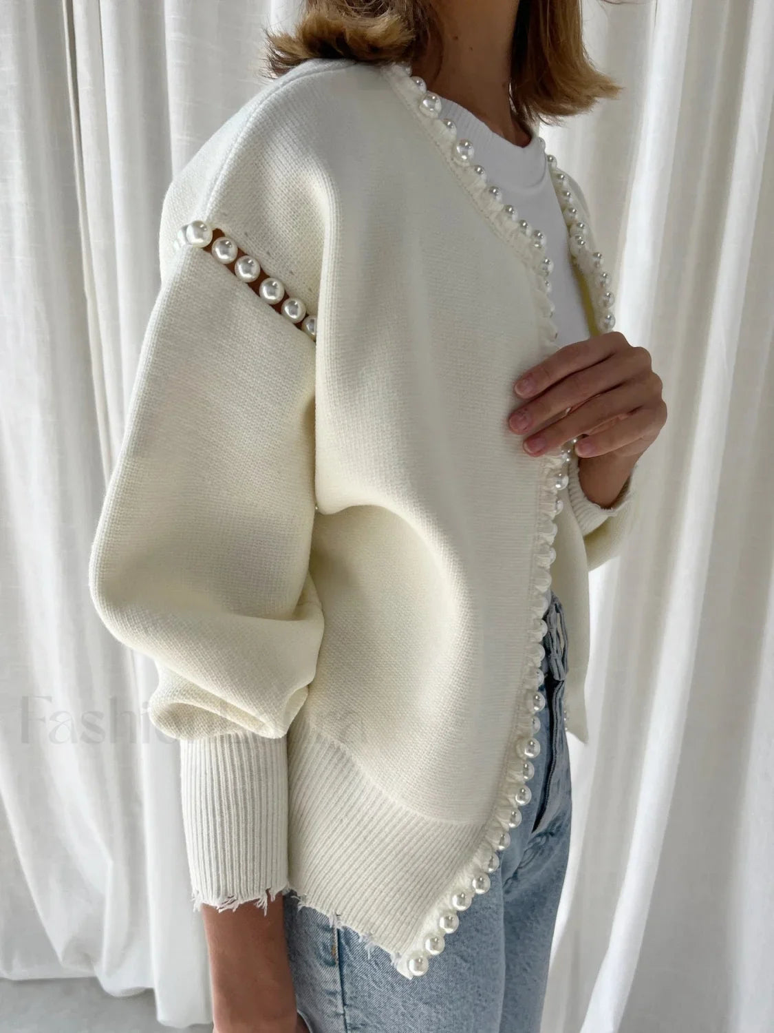 Vintage Pearl Graceful Edge Cardigan