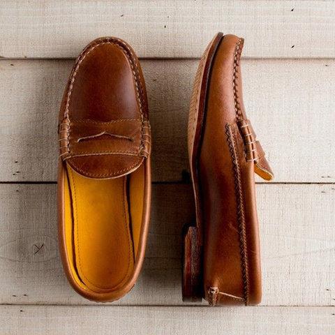 Vintage Slip On Loafers Low Heel Pu Leather Loafers