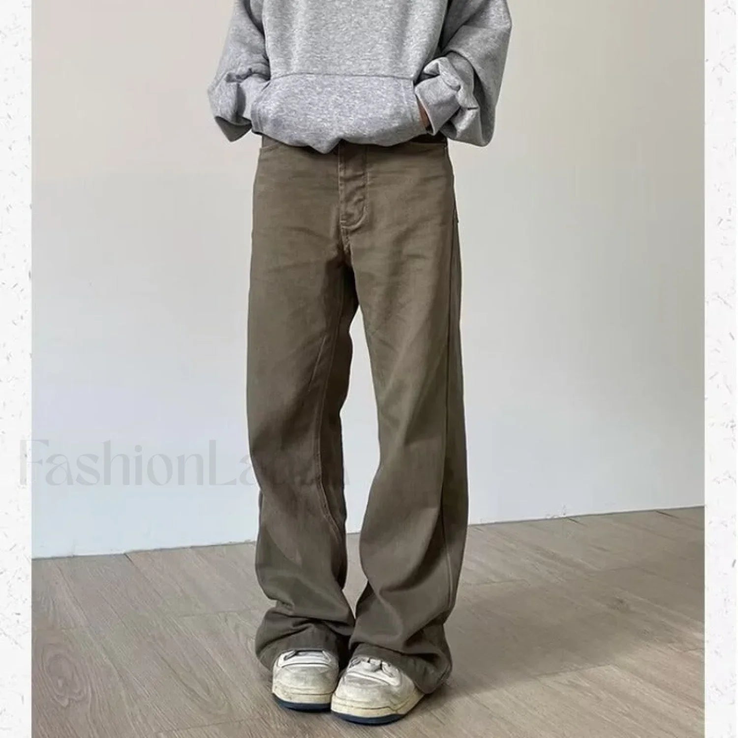 Vintage Washed Mid Trendy Rise Boyfriend Jeans