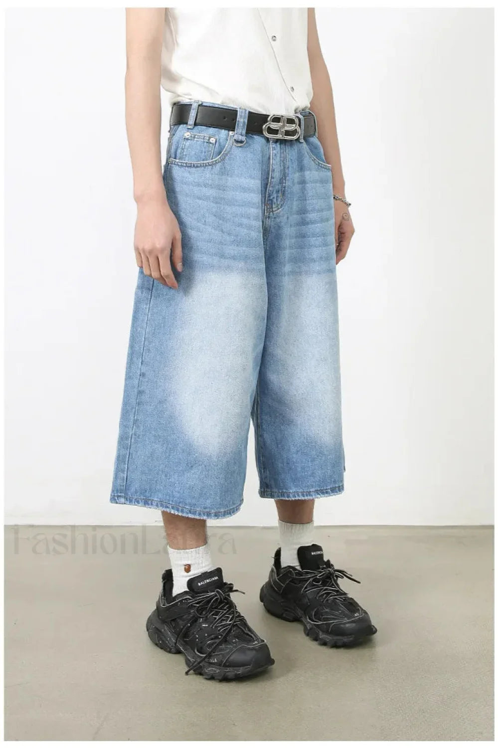 Vintage Y2K Loose Cropped Jeans