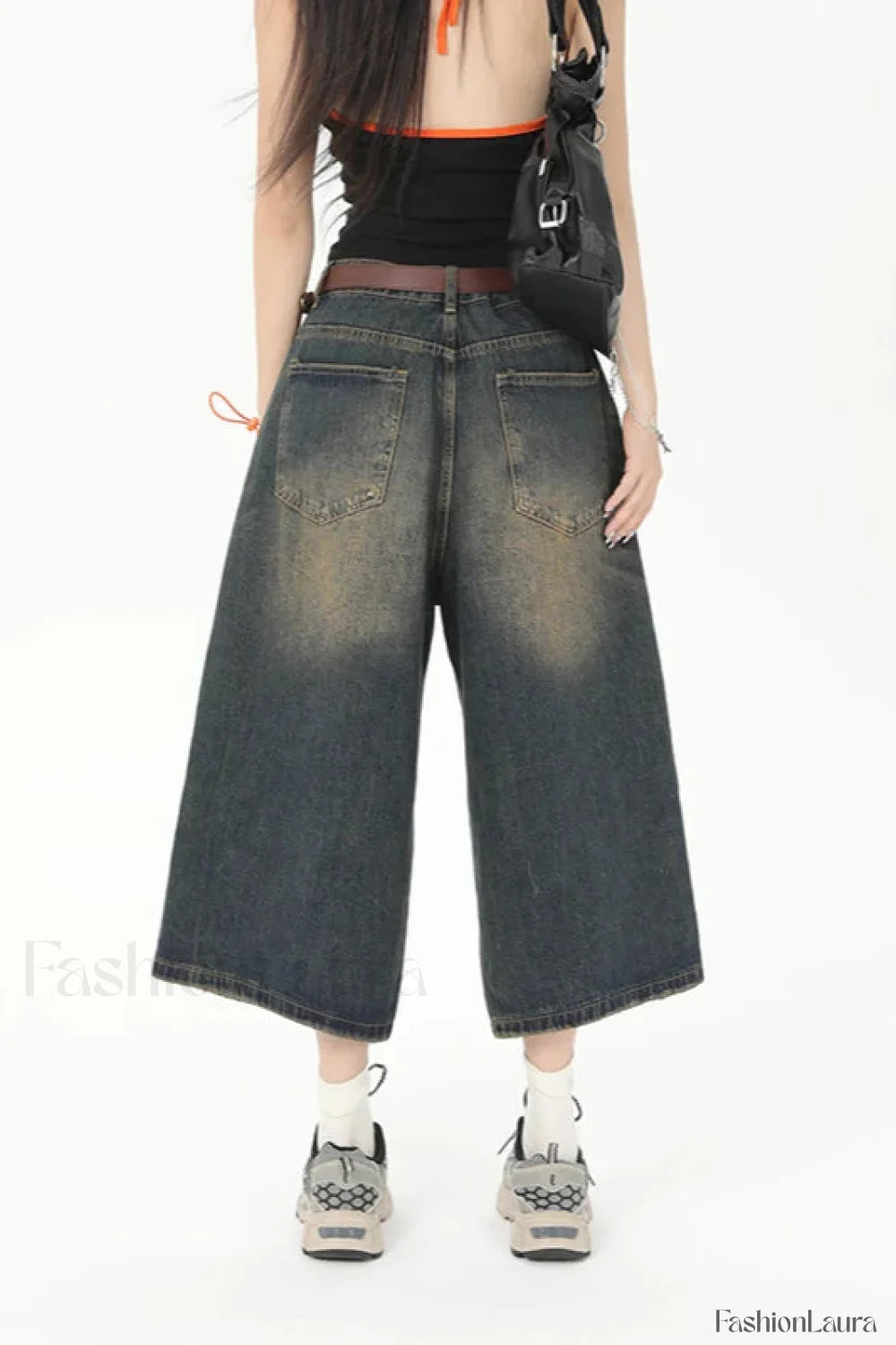 Vintage Y2K Loose Cropped Jeans
