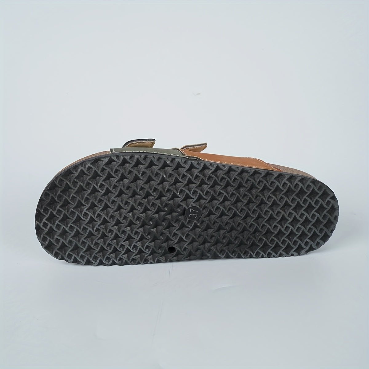Double Buckle Footbed Slide Sandals 7