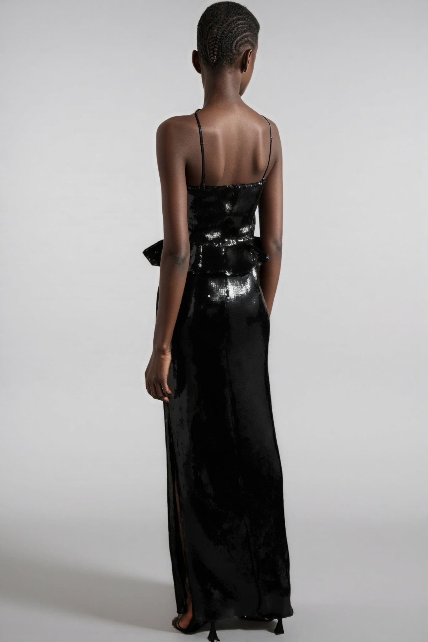 Hadley Sequined Tulle Puff Maxi Dress - View 2