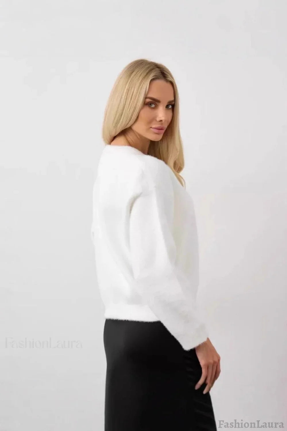 White Button Front Cardigan