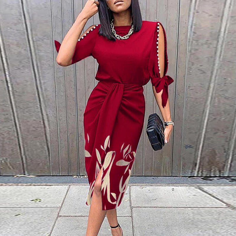 Lucrecia Timeless Fashionable Floral Dress Statement Occasion Edit