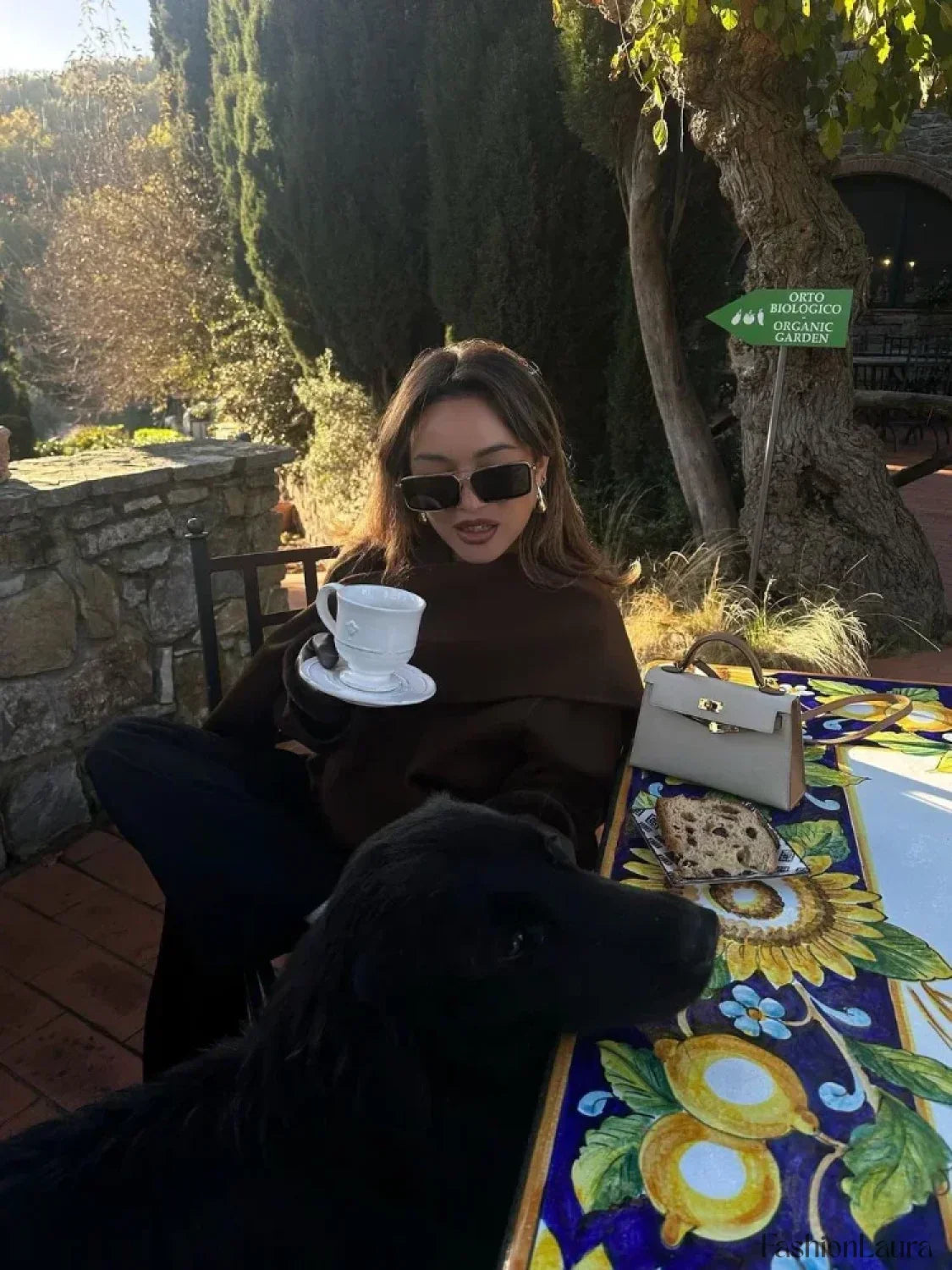 Women Brown Scarf Shawl Collar Short Wool Blends Coat Elegant Fashion Overcoats