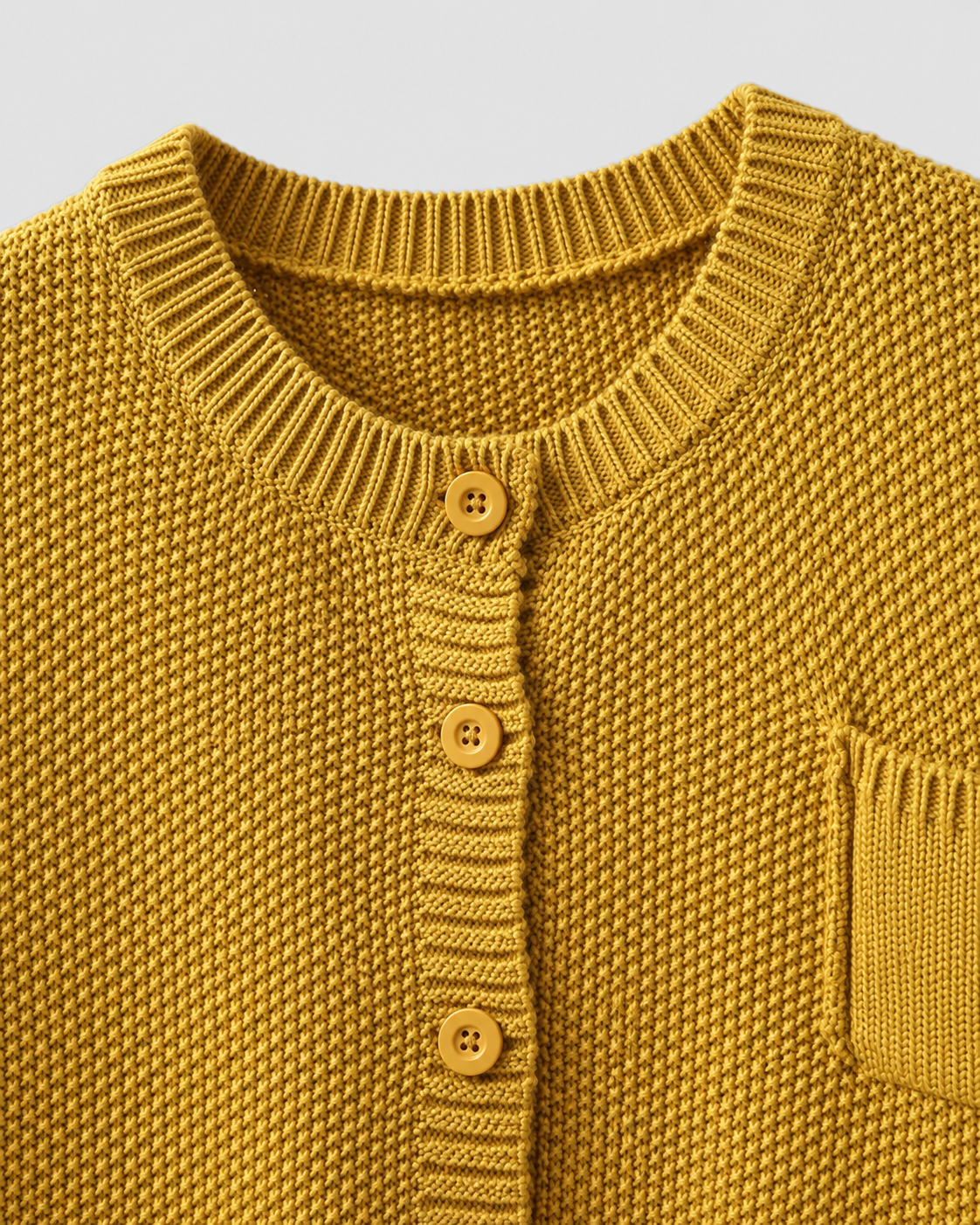 Women’s Button-Up Knit Cardigan with Pocket