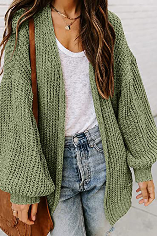 Open Front Classical Cardigan