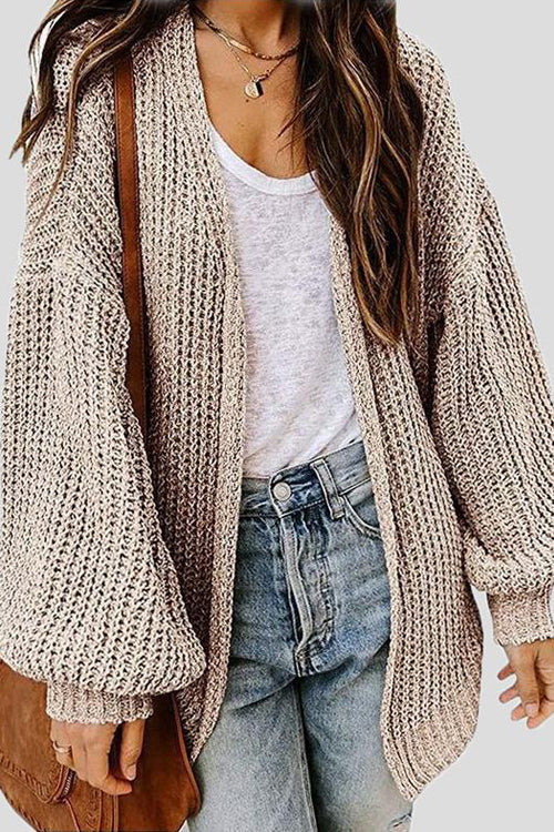 Open Front Classical Cardigan