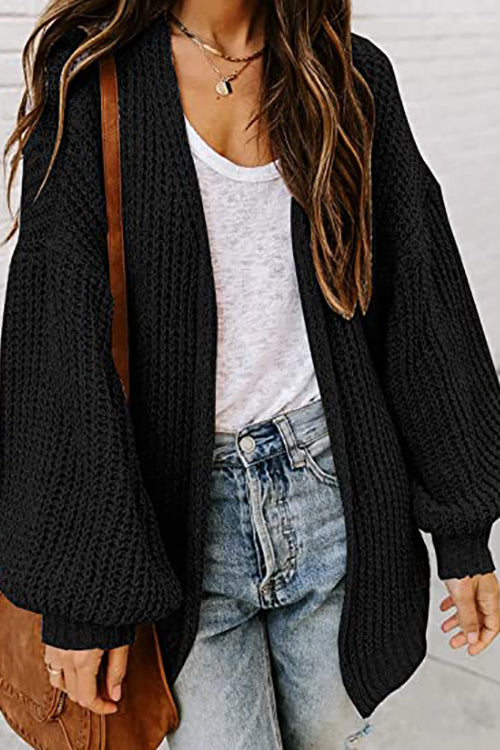 Open Front Classical Cardigan