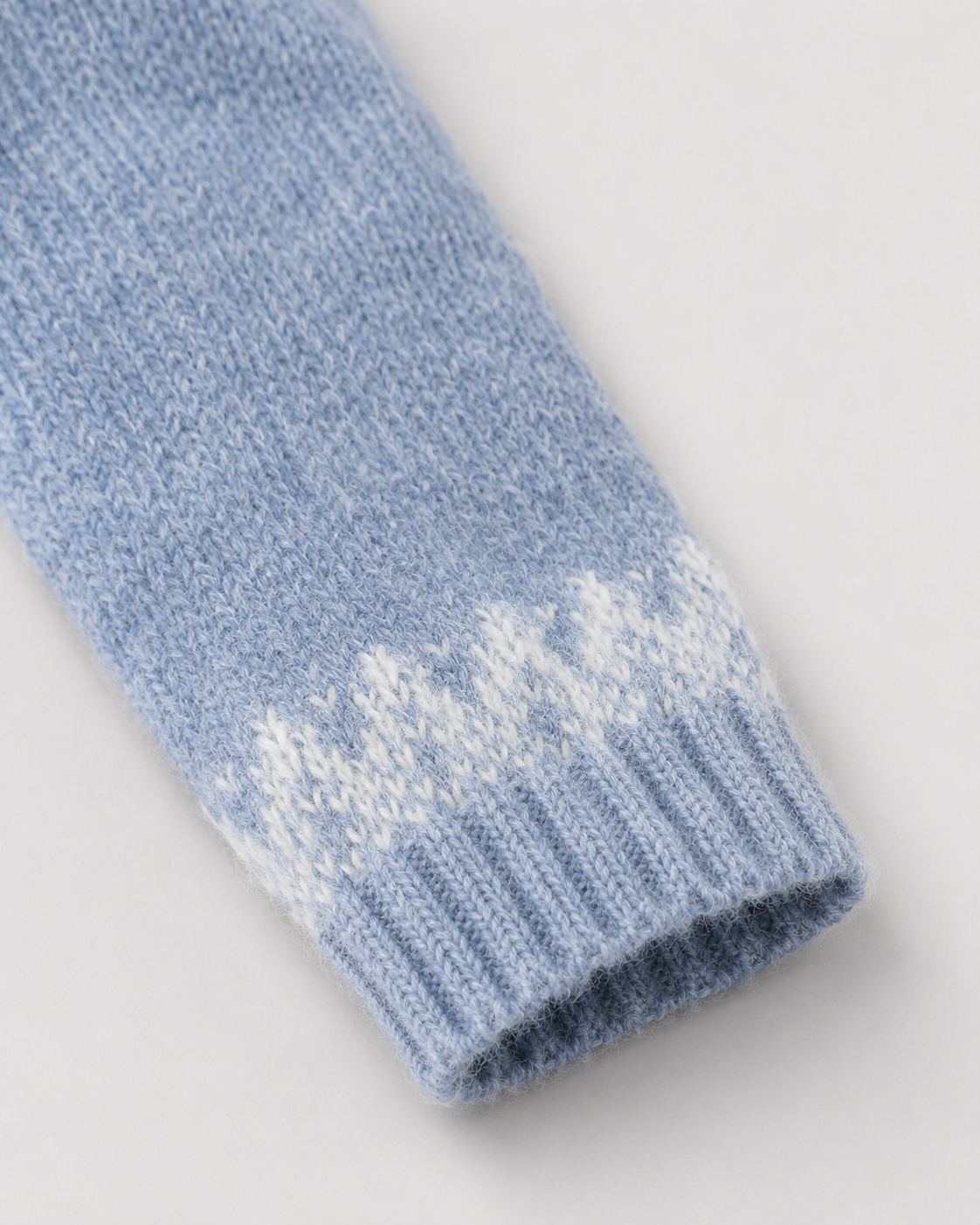 Fair Isle Crew Neck Knit Sweater