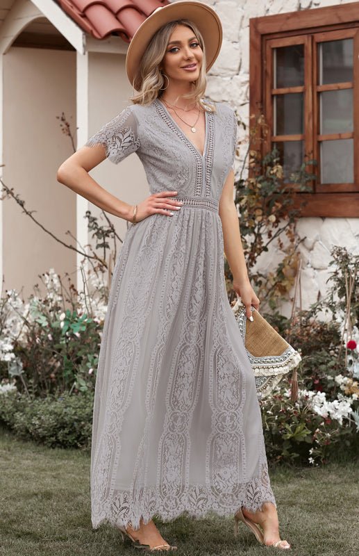 Women's Fill Your Heart Lace Maxi Dress
