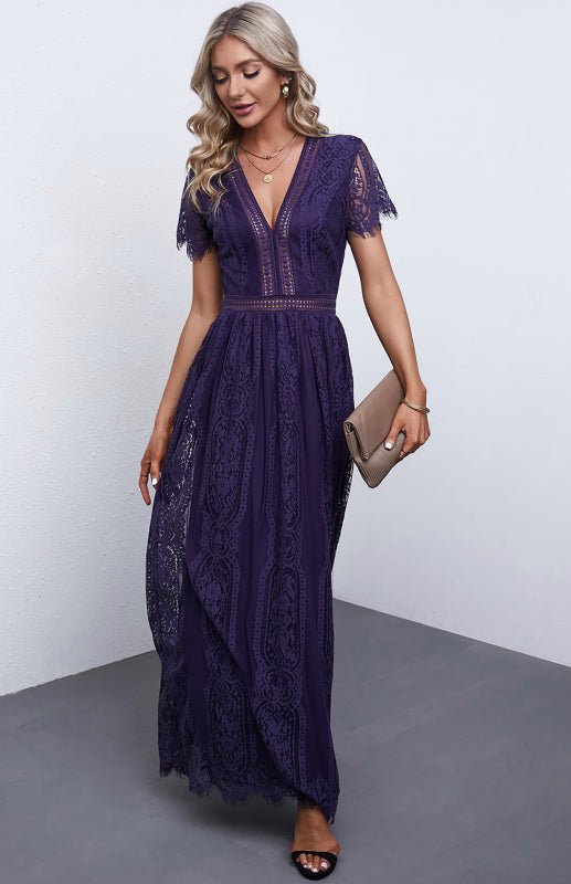 Women's Fill Your Heart Lace Maxi Dress
