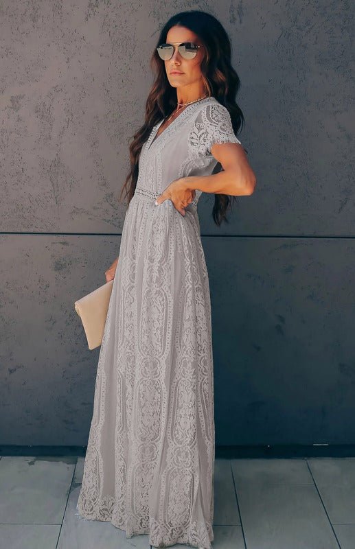 Women's Fill Your Heart Lace Maxi Dress