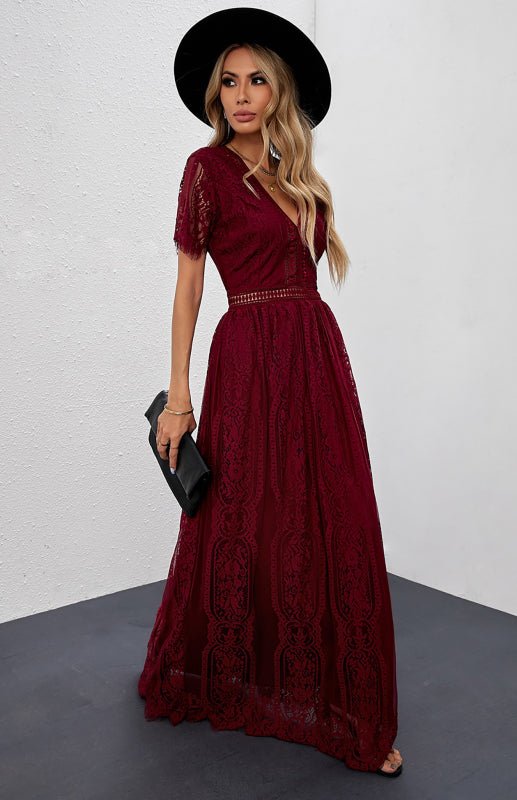 Women's Fill Your Heart Lace Maxi Dress