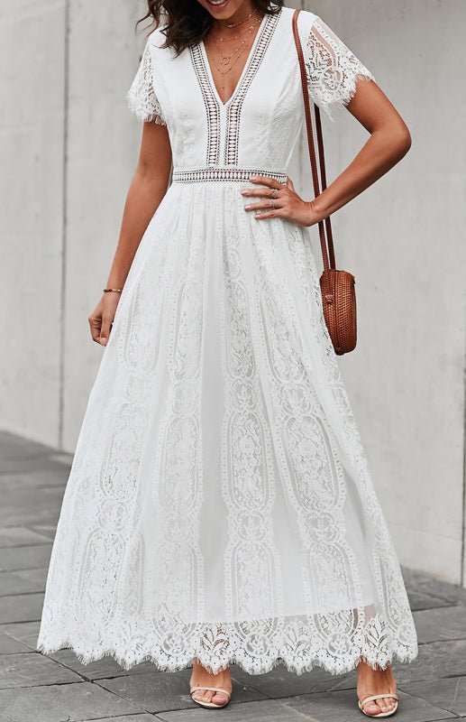 Women's Fill Your Heart Lace Maxi Dress