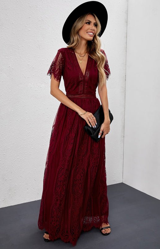Women's Fill Your Heart Lace Maxi Dress