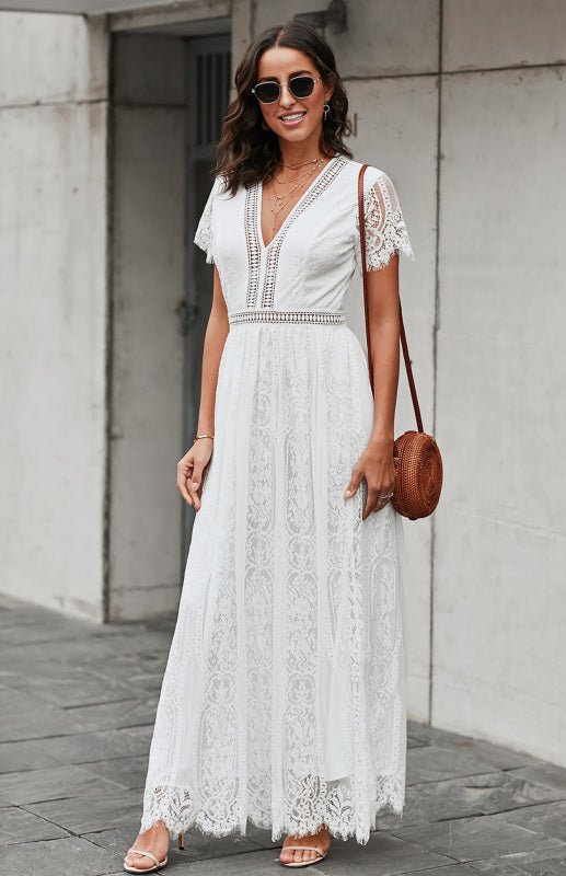 Women's Fill Your Heart Lace Maxi Dress