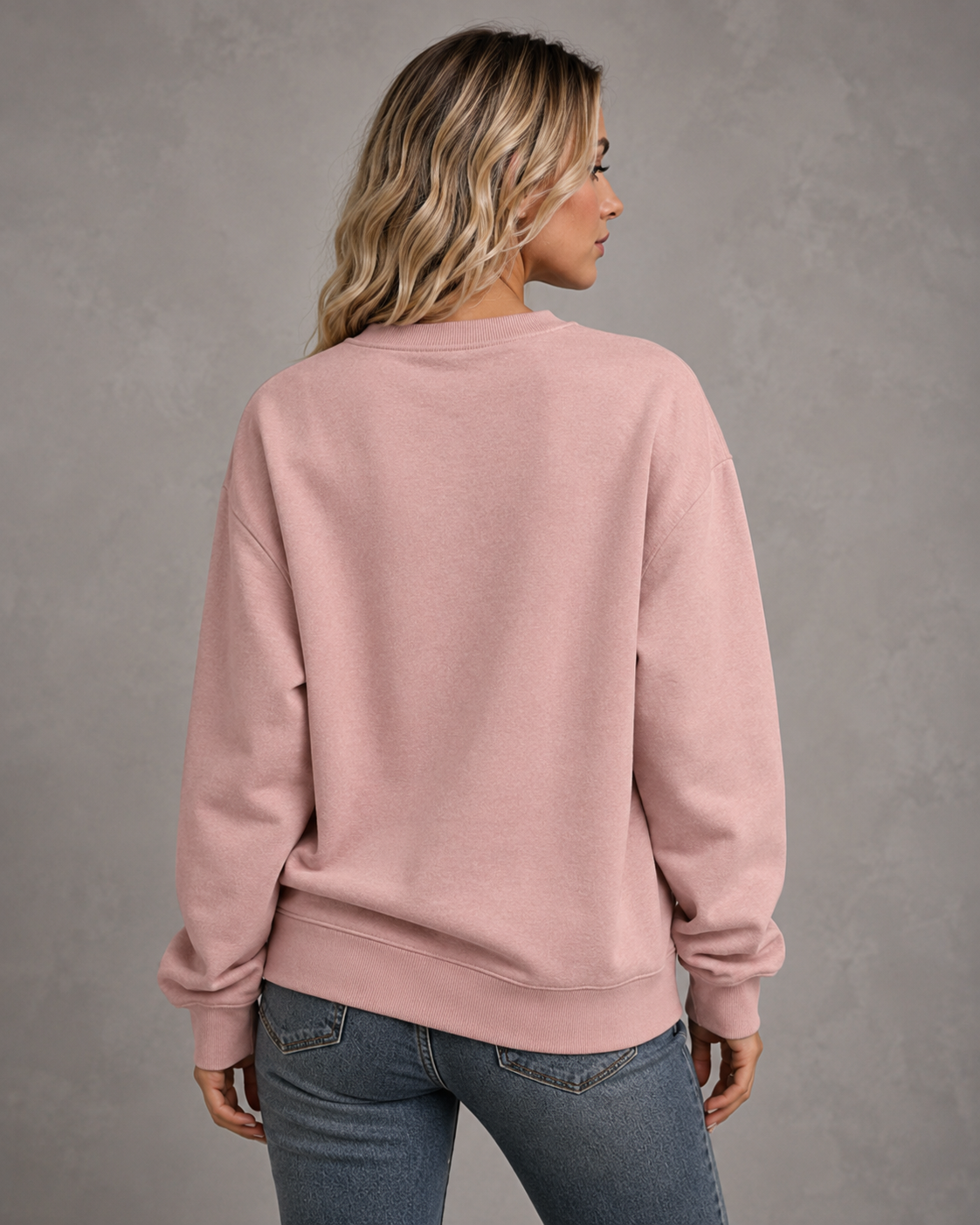 Heart Leopard Graphic Drop Shoulder Sweatshirt