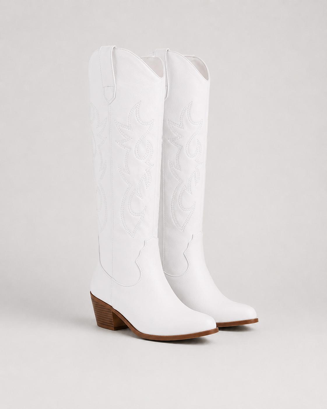 Women’s Knee-High Embroidered Cowboy Boots