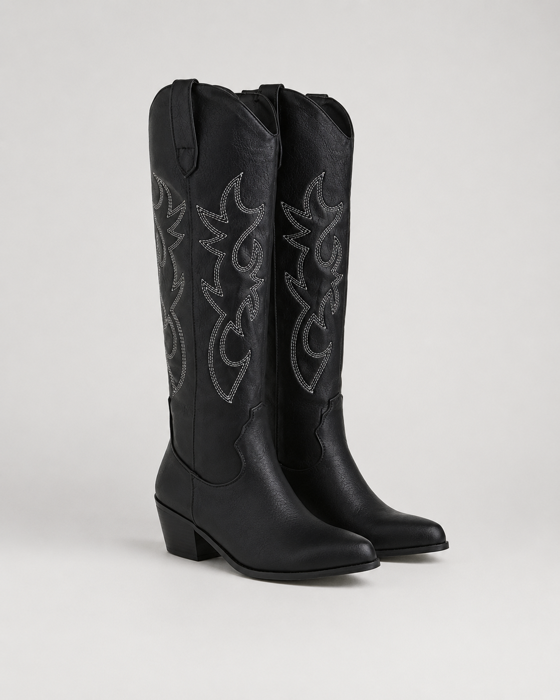 Women’s Knee-High Embroidered Cowboy Boots
