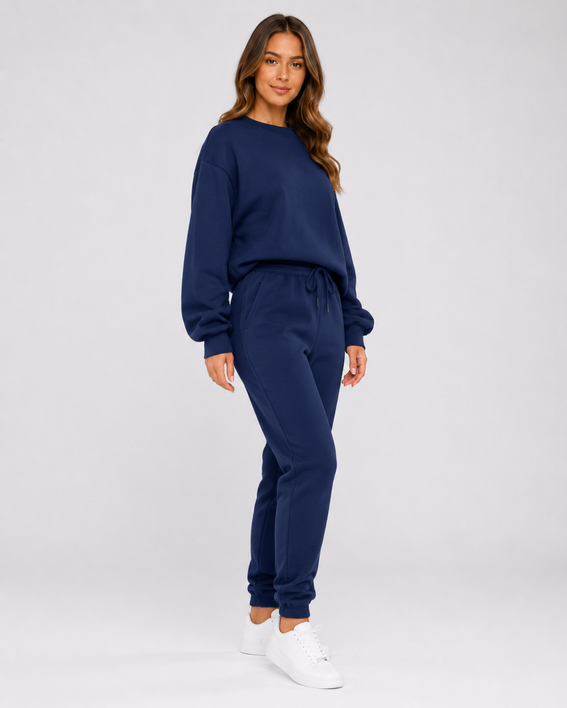 Women's Oversized Sweatshirt and Jogger Tracksuit Set