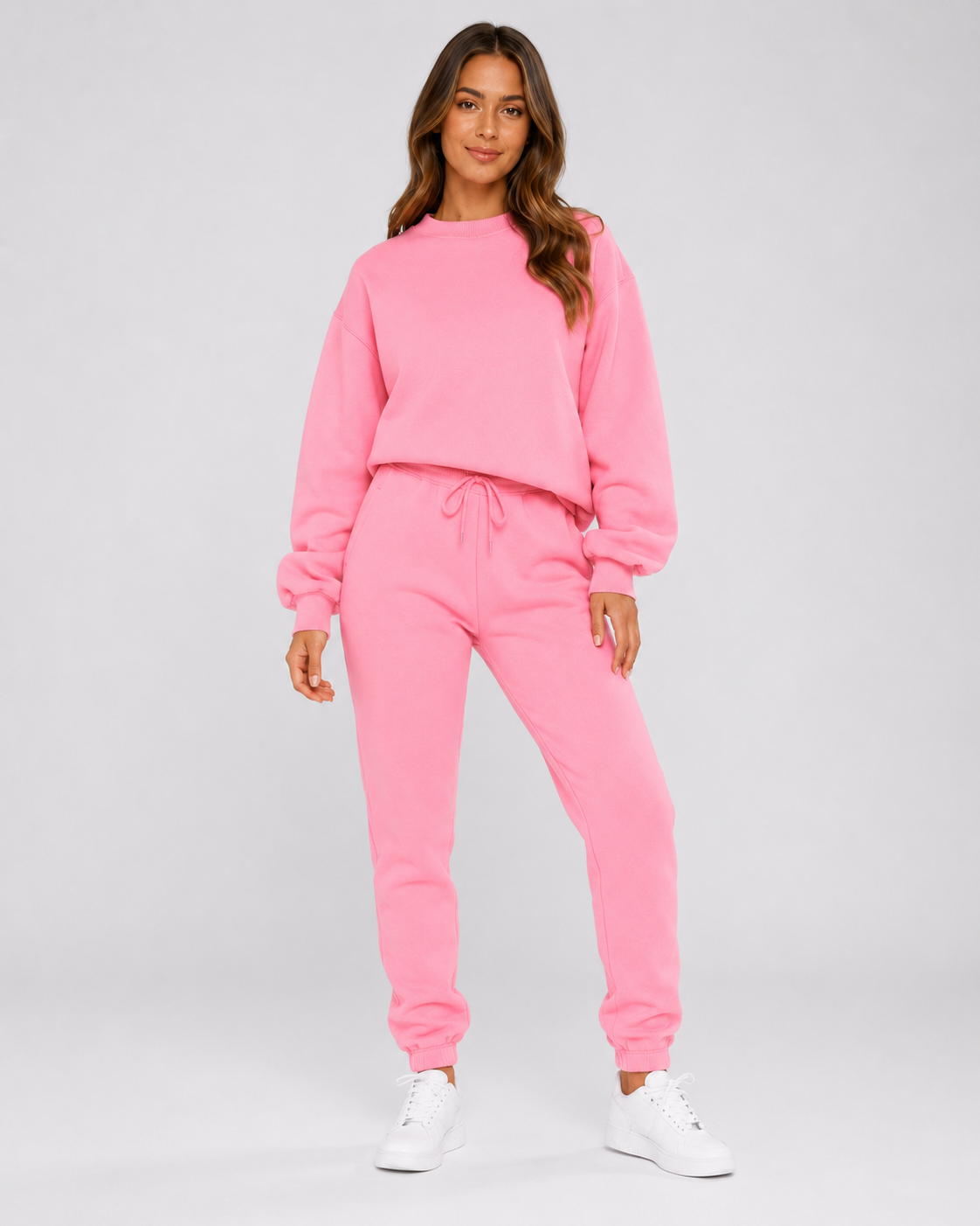 Women's Oversized Sweatshirt and Jogger Tracksuit Set