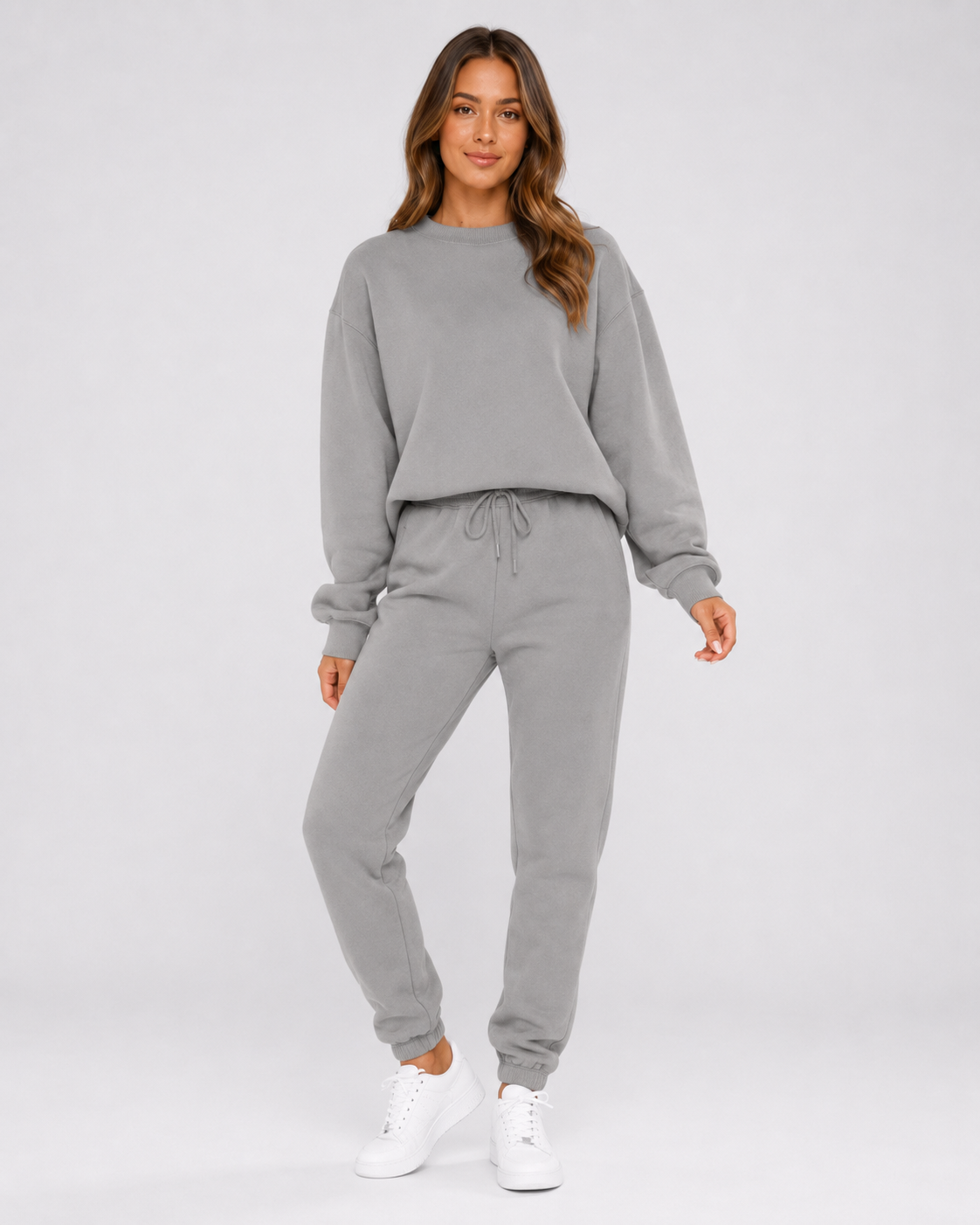 Women's Oversized Sweatshirt and Jogger Tracksuit Set
