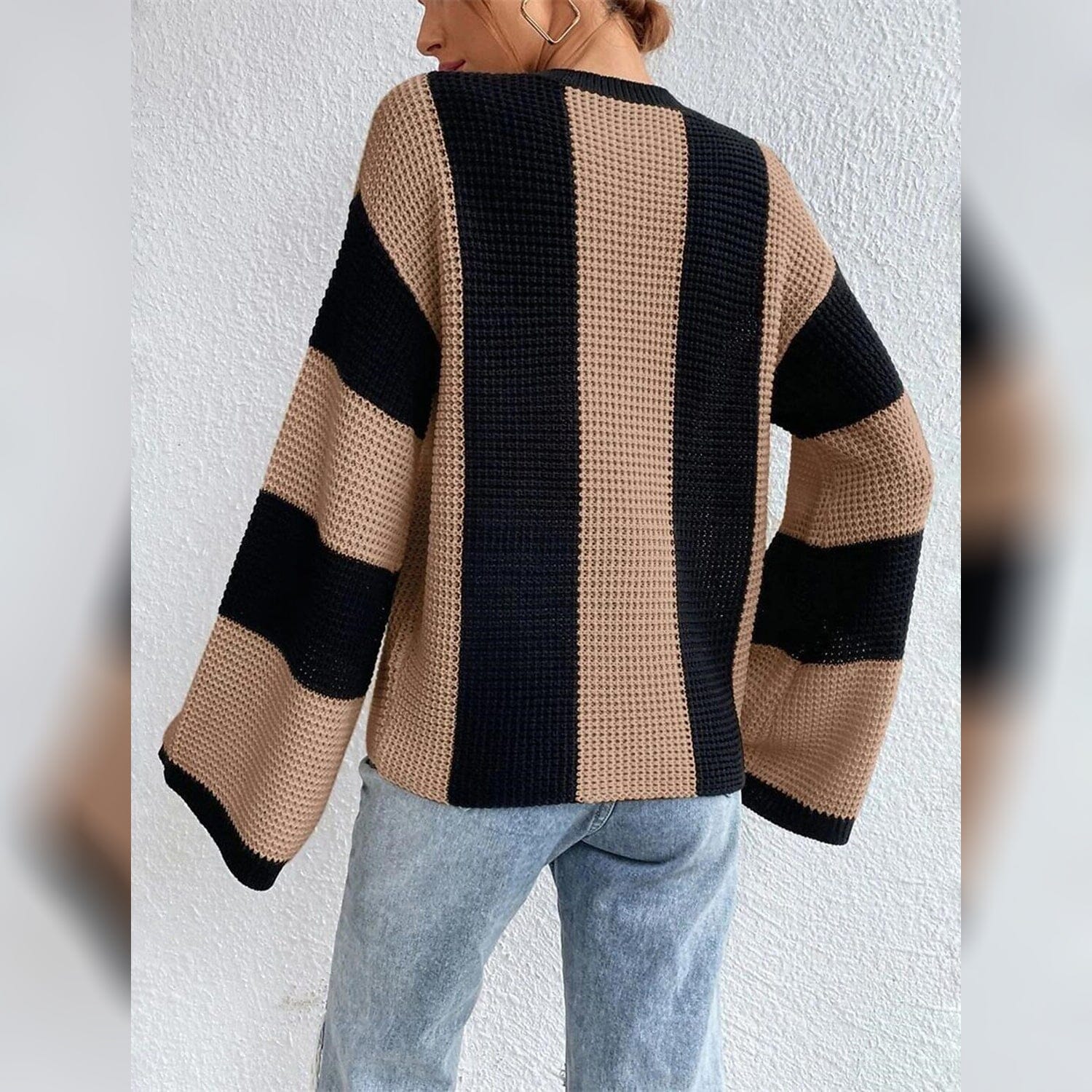 Patchwork Striped Sweater