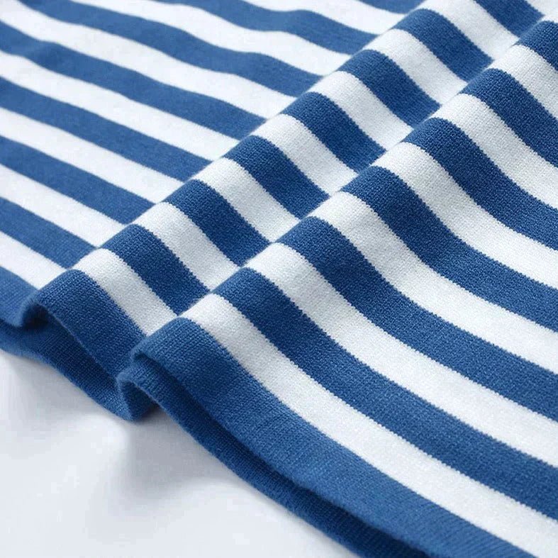 Striped Crew Neck Long Sleeve Sweater