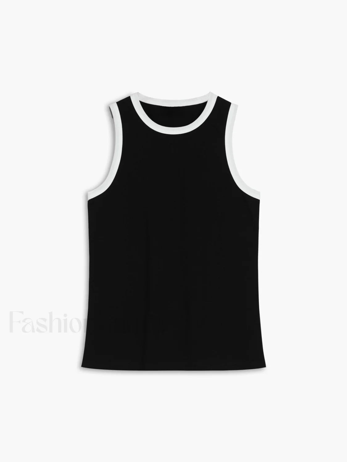 Worth A Million Trendy Contrast Trim Tank Top