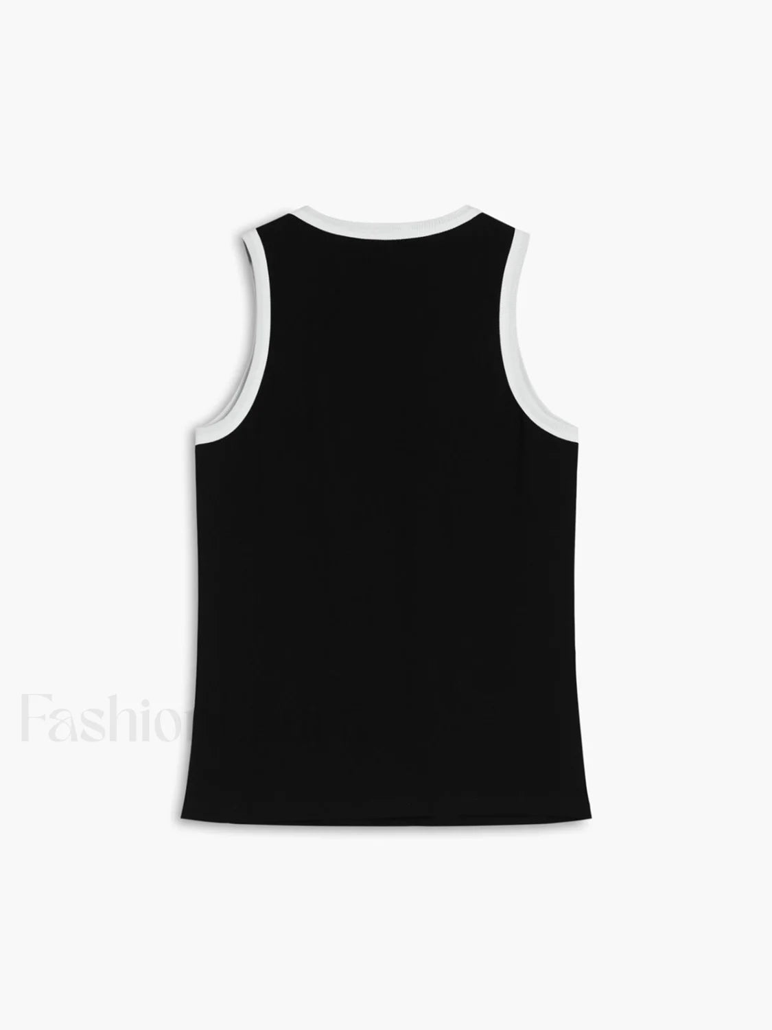 Worth A Million Trendy Contrast Trim Tank Top