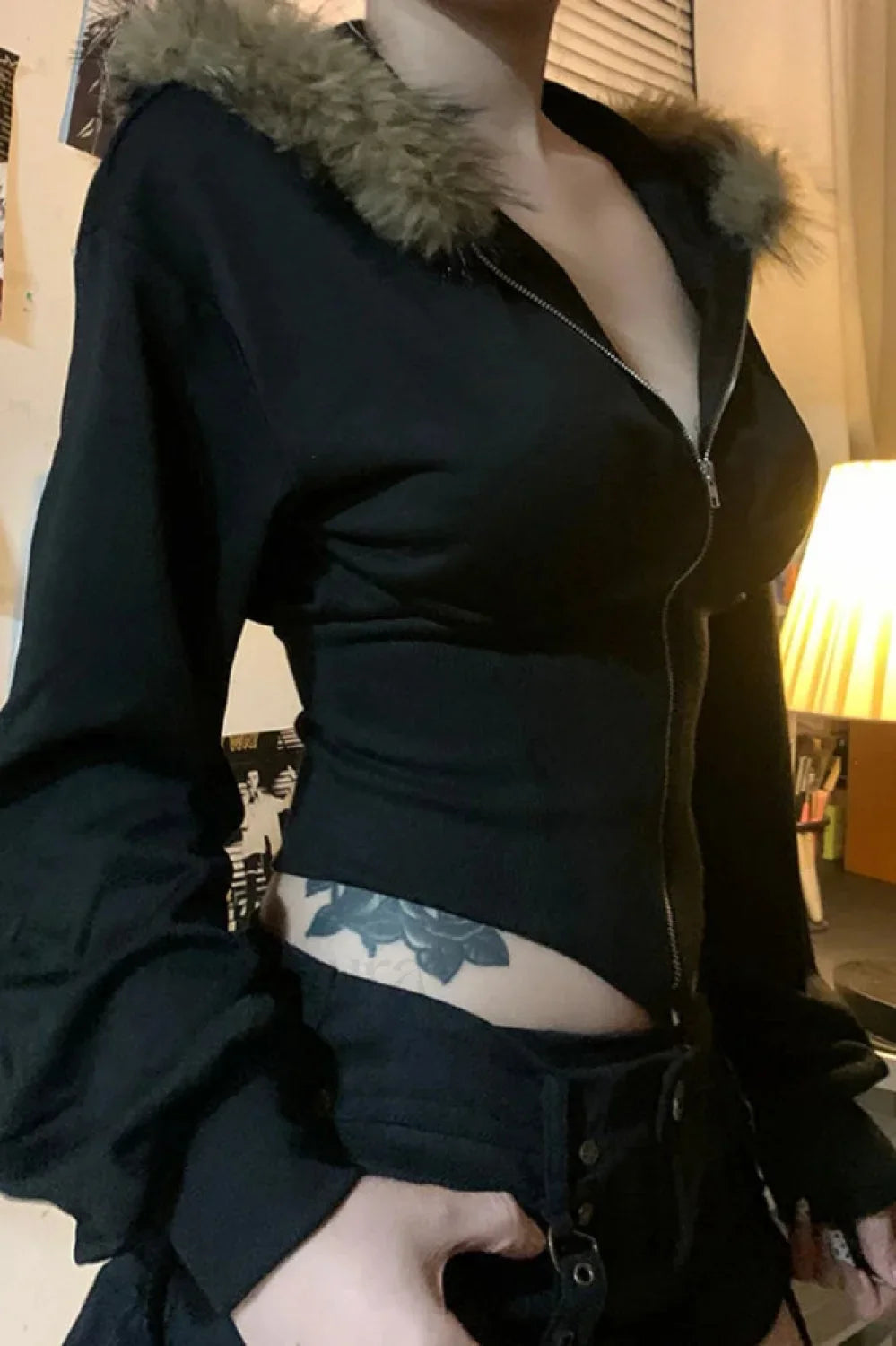 Y2K E-girl Corset Hoodie