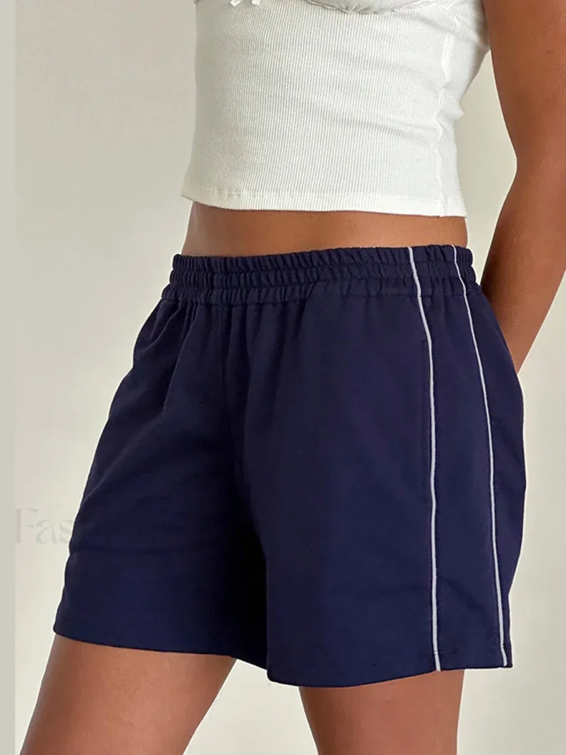 Y2K Oversized Jogging Sweatpants Boxers with Pockets Short