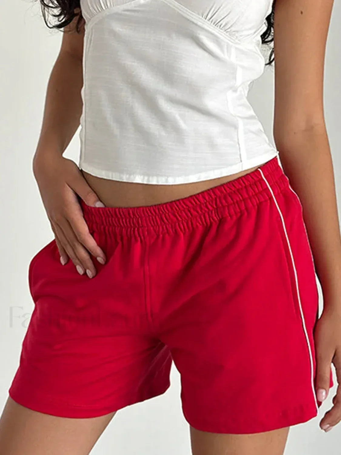 Y2K Oversized Jogging Sweatpants Boxers with Pockets Short