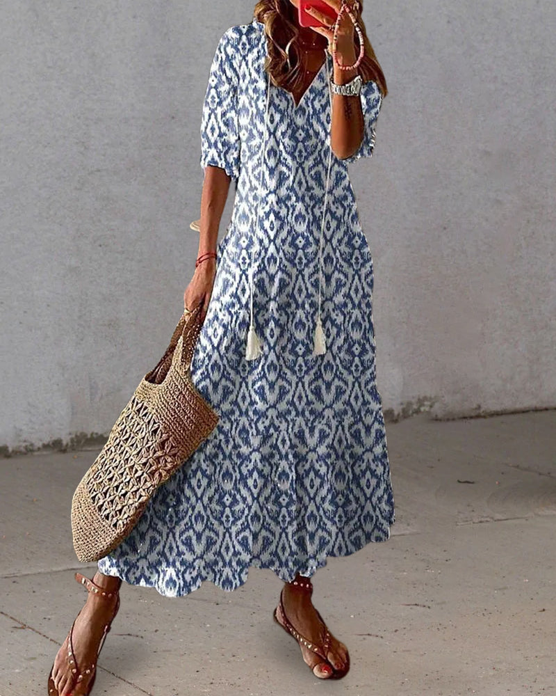 Kristen Elevated Long Dress Designer Edit