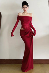 Cutenew Mesh Ruched Maxi Dress 7